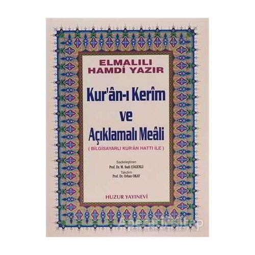 Cami Boy Kur’an-ı Kerim ve Açıklamalı Meali (Bilg. Hatlı)