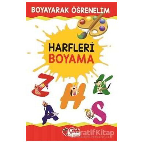 Harfleri Boyama - Kolektif - Çilek Kitaplar
