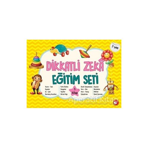 Dikkatli Zeka Eğitim Seti 3. Kitap - Neşe Duran - Beyaz Balina Yayınları
