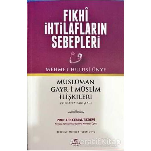 Fıkhi İhtilafların Sebepleri - Cemal Bedevi - Ravza Yayınları