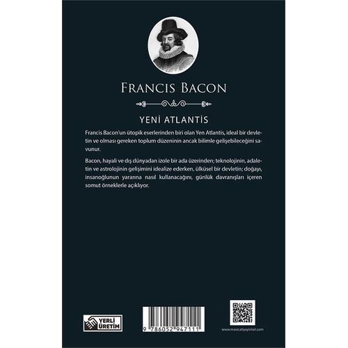 Yeni Atlantis - Francis Bacon - Maviçatı (Dünya Klasikleri)