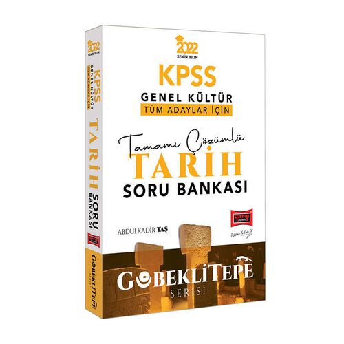 Yargı 2022 KPSS Genel Kültür Tüm Adaylar İçin Göbeklitepe Serisi Tamamı Çözümlü Tarih Soru Bankası