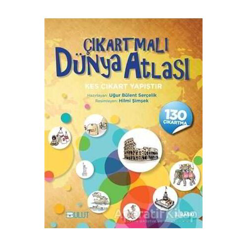 Çıkartmalı Dünya Atlası - Kolektif - Bulut Yayınları