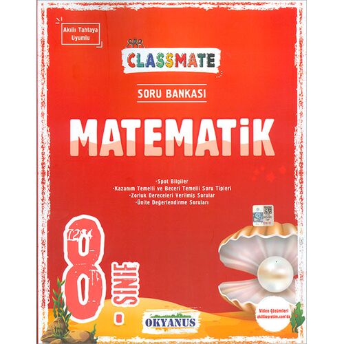 Okyanus 8. Sınıf Matematik Classmate Soru Bankası