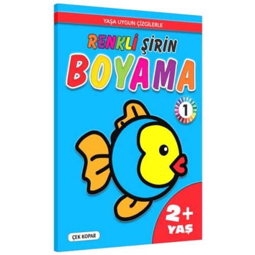 Renkli Şirin Boyama 1 2+ Yaş - Kolektif - Pinokyo Yayınları