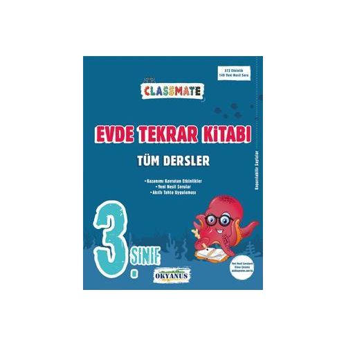 Okyanus 3. Sınıf Tüm Dersler Classmate Evde Tekrar Kitabı