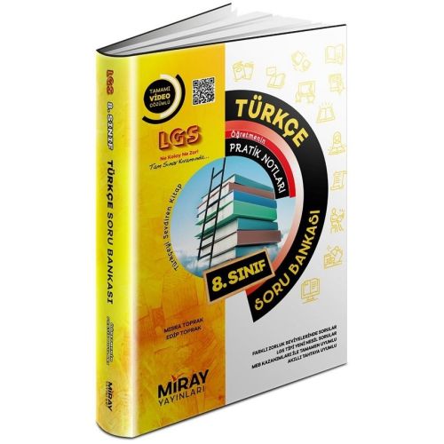 Miray 8. Sınıf LGS Türkçe Öğretmenin Pratik Notları Soru Bankası