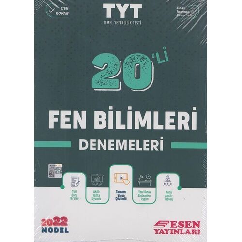 Esen 2022 YKS TYT Fen Bilimleri 20 li Deneme