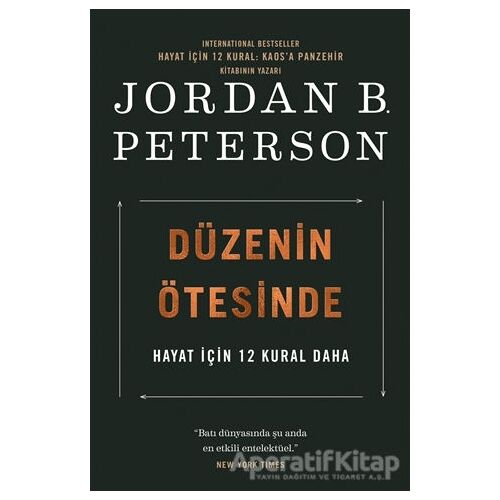 Düzenin Ötesinde - Jordan B. Peterson - Butik Yayınları