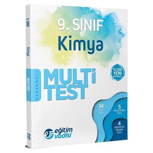 Eğitim Vadisi 9. Sınıf Kimya Multi Test Soru Bankası (Kampanyalı)