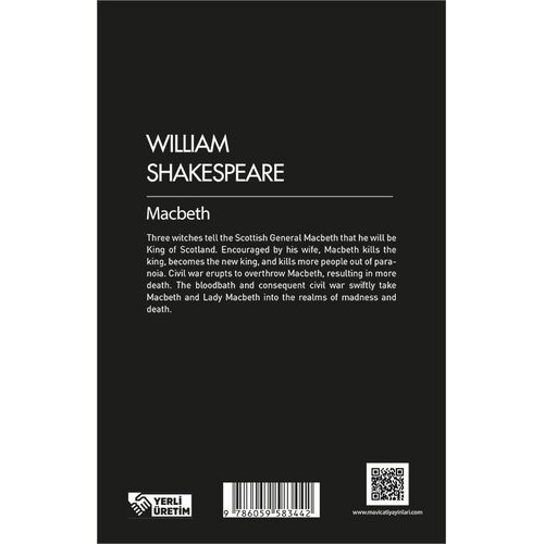Macbeth - William Shakespeare - (İngilizce) Maviçatı Yayınları