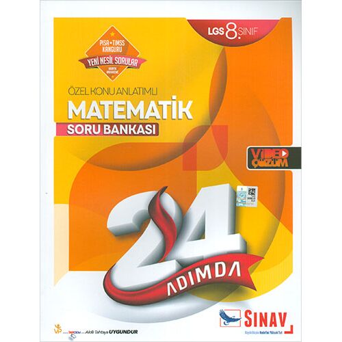 Sınav LGS 8.Sınıf Matematik Özet Konu Anlatımlı Soru Bankası