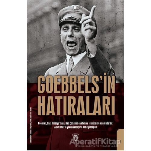 Goebbels’in Hatıraları - Joseph Goebbels - Dorlion Yayınları
