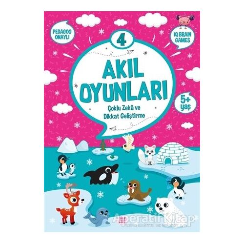 Akıl Oyunları 4 (5+ Yaş) - Kolektif - Dokuz Çocuk