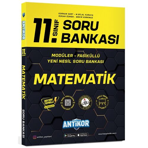 Antikor 11. Sınıf Matematik Soru Bankası