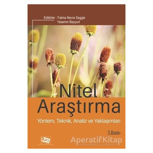 Nitel Araştırma - Yasemin Bayyurt - Anı Yayıncılık