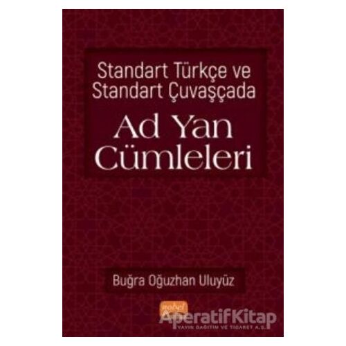 Standart Türkçe ve Standart Çuvaşçada Ad Yan Cümleleri