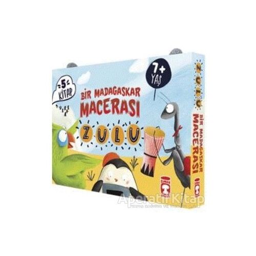Zulu ile Bir Madagaskar Macerası - Set (5 Kitap Takım) - Ömür Uzel - Timaş Çocuk
