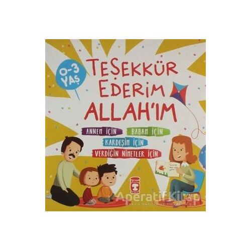 Teşekkür Ederim Allahım (4 Kitap Takım) - Kolektif - Timaş Gülce Çocuk
