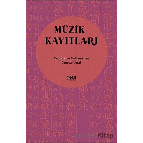 Müzik Kayıtları - Kolektif - Gece Kitaplığı