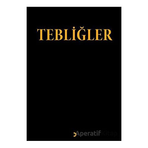 Tebliğler - Emrah Eryılmaz - Cinius Yayınları