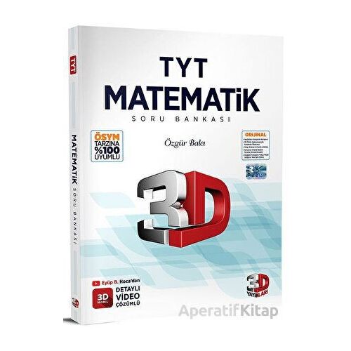 TYT Matematik Soru Bankası Video Çözümlü 3D Yayınları