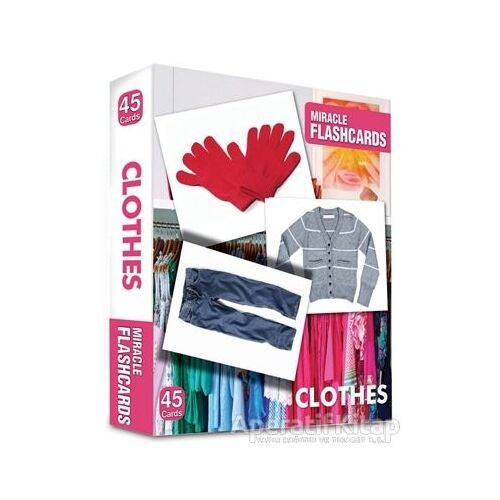 Miracle Flashcards - Clothes-Box 45 Cards - Kolektif - MK Publications