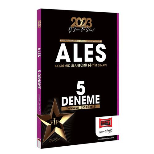 Yargı 2023 ALES Tamamı Çözümlü 5 Deneme