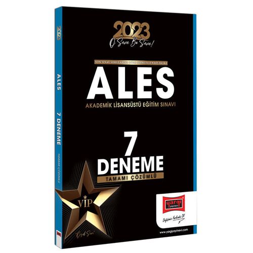 Yargı 2023 ALES Tamamı Çözümlü 7 Deneme