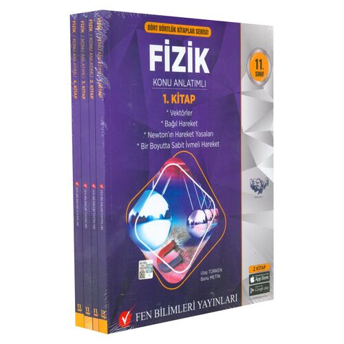 Fen Bilimleri 11.Sınıf Fizik Konu Anlatımlı Soru Bankası (4 Kitap Takım)