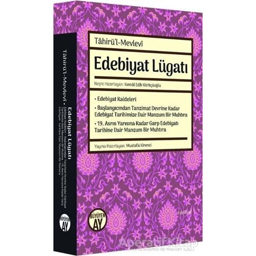 Edebiyat Lügatı - Tahirü’l - Mevlevi - Büyüyen Ay Yayınları