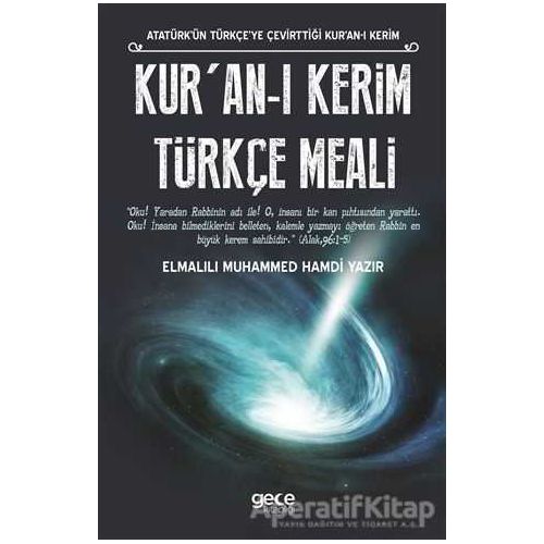 Kuran-ı Kerim Türkçe Meali - Elmalılı Muhammed Hamdi Yazır - Gece Kitaplığı