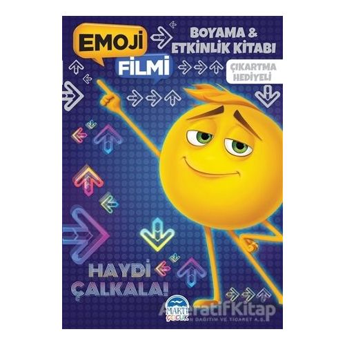Emoji Filmi Boyama ve Etkinlik Kitabı - Cordelia Evans - Martı Çocuk Yayınları