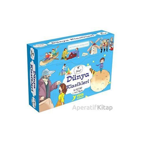4. Sınıf Dünya Klasikleri Serisi (10 Kitaplık Set) - Kolektif - Yuva Yayınları