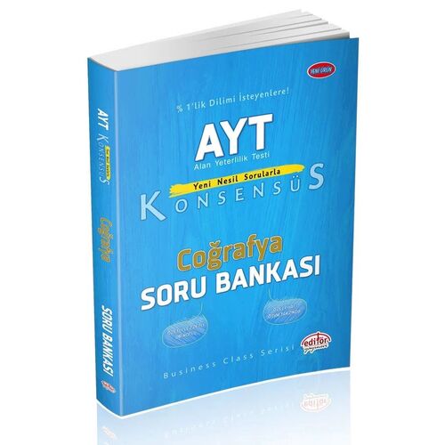 Editör AYT Konsensüs Coğrafya Soru Bankası