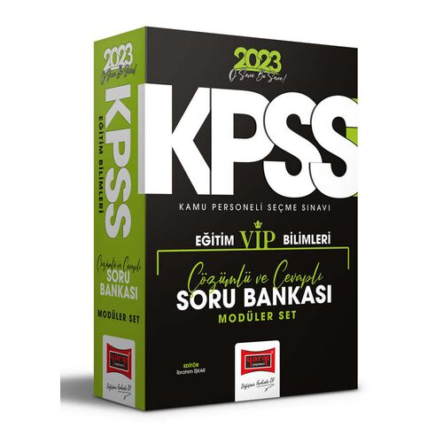 Yargı 2023 KPSS Eğitim Bilimleri Tamamı Çözümlü VİP Modüler Soru Bankası Seti