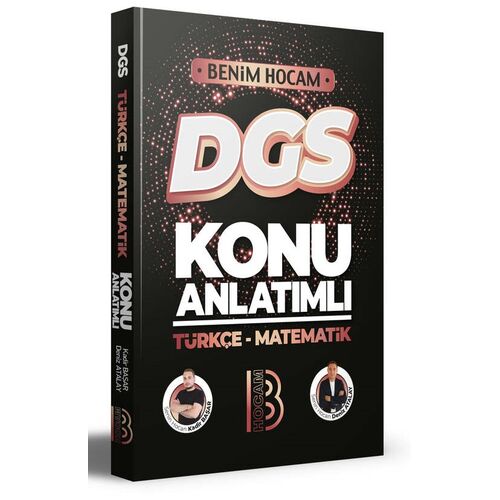 Benim Hocam 2023 DGS Türkçe - Matematik Konu Anlatımı