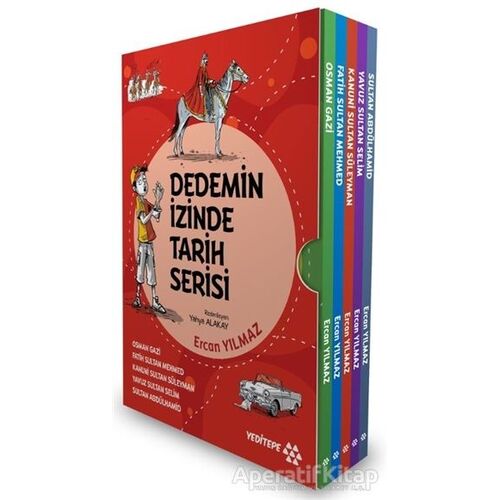 Dedemin İzinde Tarih Serisi (5 Kitap Kutulu) - Ercan Yılmaz - Yeditepe Yayınevi