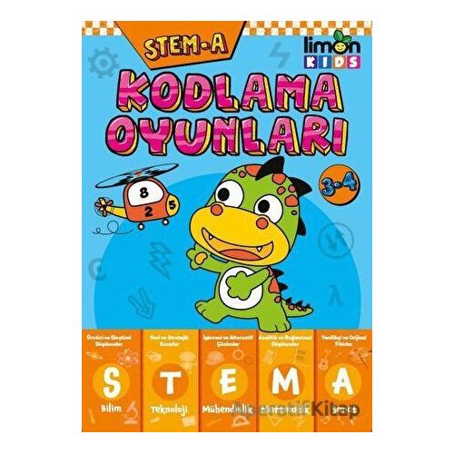 STEM-A 3-4 Yaş Kodlama Oyunları - Kolektif - limonKIDS