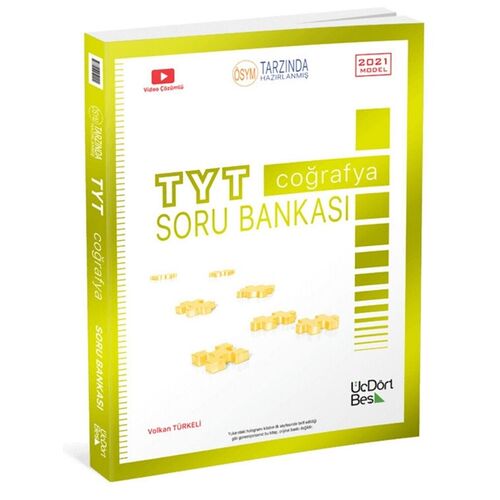 ÜçDörtBeş 2021 TYT Coğrafya Soru Bankası (Kampanyalı)