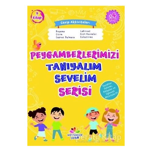 Peygamberlerimizi Tanıyalım Sevelim Serisi 8 Kitap Takım - Saadah Taib - Mevsimler Kitap