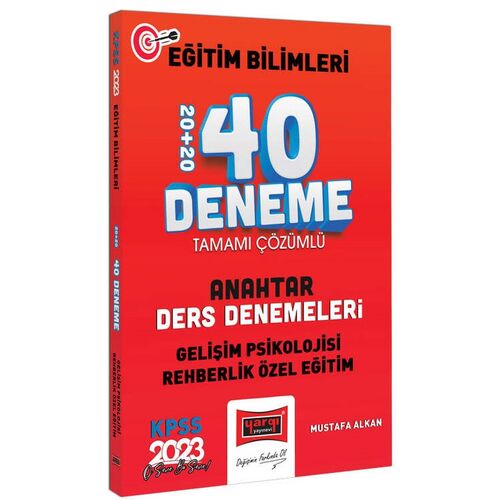 Yargı 2023 KPSS Eğitim Bilimleri Gelişim Psikolojisi ve Rehberlik Özel Eğitim Anahtar 40 Deneme