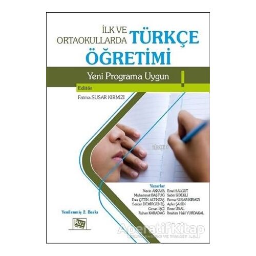 İlk ve Ortaokullarda Türkçe Öğretimi - Ruhan Karadağ - Anı Yayıncılık