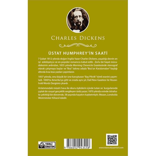 Üstat Humphreyin Saati - Charles Dickens - Maviçatı (Dünya Klasikleri)