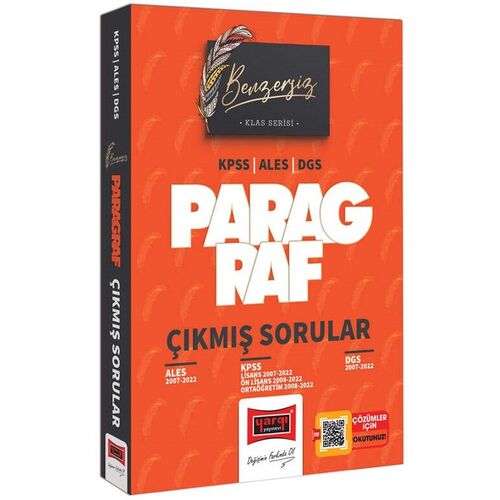 Yargı Benzersiz Paragraf Çıkmış Sorular ALES-KPSS-DGS (2007-2022)