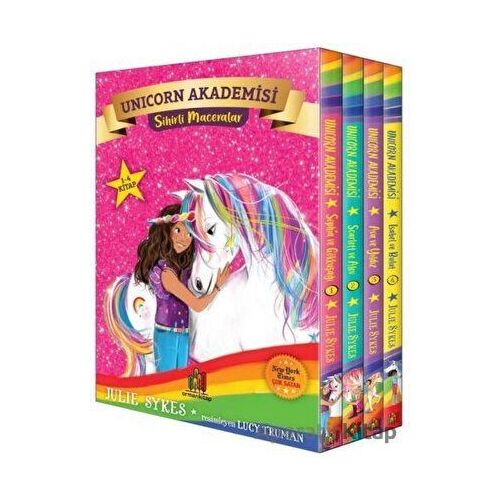 Sihirli Maceralar - Unicorn Akademisi Seti (4 Kitap Takım) - Julie Sykes - Orman Kitap