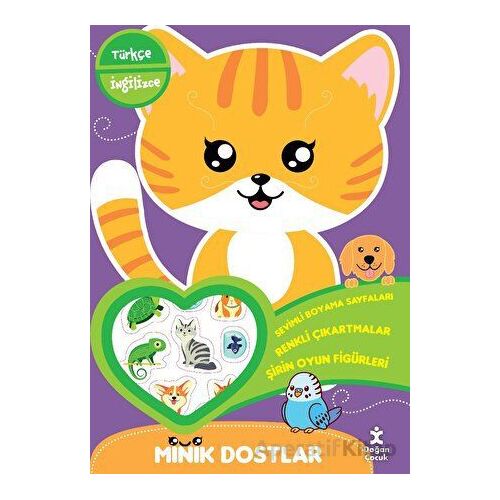 Minik Dostlar - Evinin Yanında Boyama Kitabı - Kolektif - Doğan Çocuk