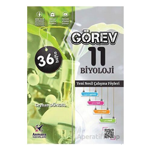 Görev 11. Sınıf Biyoloji Yeni Nesil Çalışma Föyleri - Ceyhan Döngel - Armada Yayınları