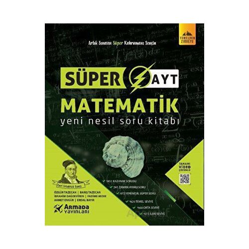 Süper AYT Matematik Soru Bankası - Özgür Tazecan - Armada Yayınları