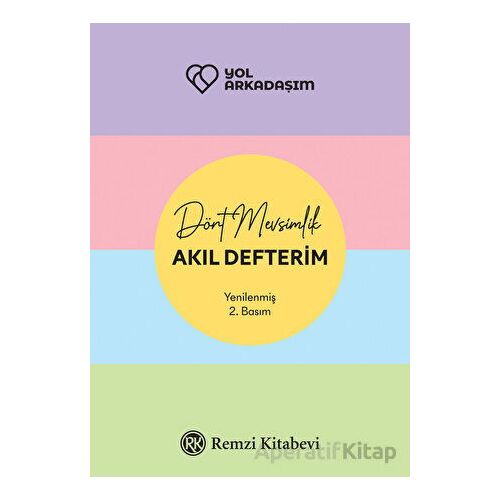 Yol Arkadaşım - Dört Mevsimlik Akıl Defterim - Özlem Göçek - Remzi Kitabevi